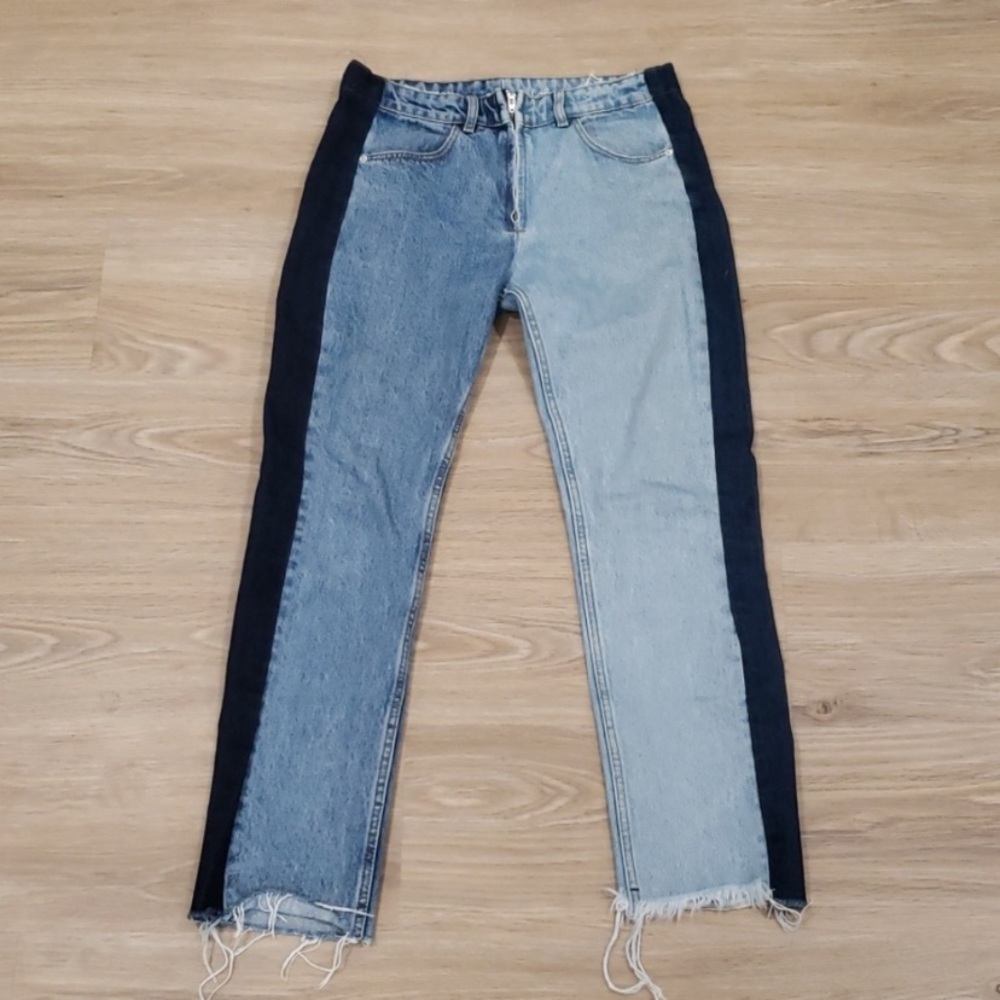 Two tone jeans